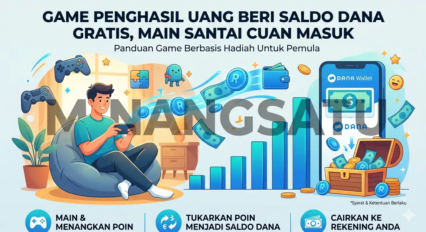 Game Penghasil Uang Beri Saldo DANA Gratis, Main Santai Cuan Masuk